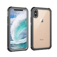 Thinnest Full-Cover Rugged Clear Phone Case for iPhone X/Xs