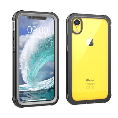 Full-Cover Rugged Clear iPhone XR Case