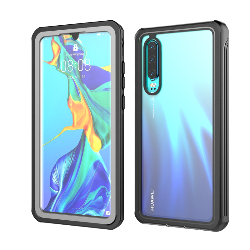Clear Huawei Mobile Case Full-Cover Rugged for Huawei P30