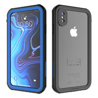Underwater Full Sealed Cover IP68 Waterproof  Silicone Case for iPhone Xs