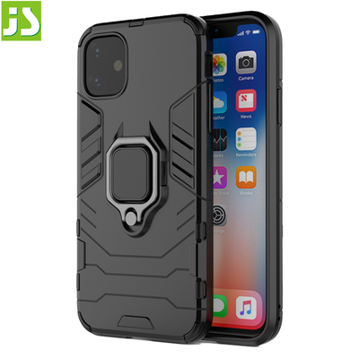 Heavy Duty Metal Ring Kickstand Shockproof Case for iPhone 11/iPhone 2019 5.8 inch/6.1 inch/6.5 inch